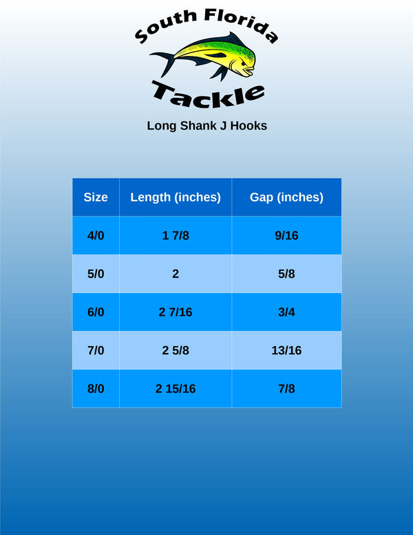 Long Shank J Hooks - Inline