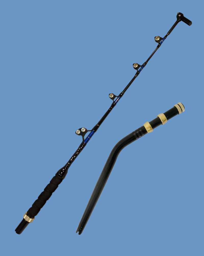 50-80 lb Trolling Rod With Bent Butt – South Florida Tackle